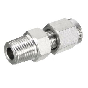 uxcell kǌp 304XeX|ގ Vo[g[ NPT1/8IX×U3ǊOa