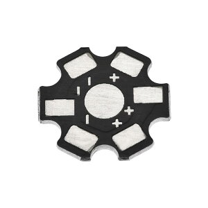 uxcell A~x[X A~v[g A~jE{[h LEDq[gVN 20mm 2s ubN DIY 1W 3W COB LED`bvvr[Yp 50