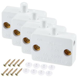 uxcell LrlbgvXCb` AC 250V 1A [^m[}N[Y hA[h[u^b` ƒpƋHIN[[bgp zCg 4