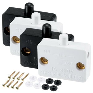 uxcell LrlbgvXCb` AC 250V 1A [^m[}N[Y hA[h[u^b` ƒpƋHIN[[bgp ubN zCg 4