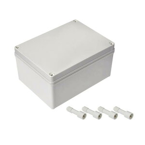 uxcell �ڑ��� �W�����N�V�����{�b�N�X 200mm x 150mm x 100mm �{�b�N�X�G���N���[�W�� �h�o IP65