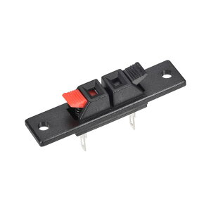 uxcell �X�s�[�J�[�^�[�~�i�� WP2-35 AWG24-16 AC 50V/3A ���b�h �u���b�N 2�s�� 2�|�W�V���� 1����