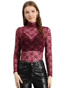 Allegra K �V�A�[ �ԕ� ���[�X�u���E�X �g�b�v�X ���� ���b�N�l�b�N ���f�B�[�X �u���S�[�j�� XS