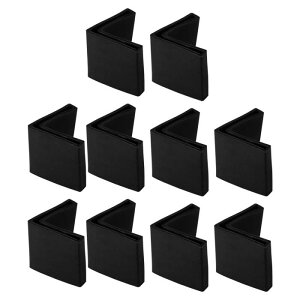 uxcell L�^�t�b�g�p�b�h �A���O���A�C�A�� ���b�O�L���b�v �t���A�ی� PVC 30mm x 30mm �u���b�N 10����