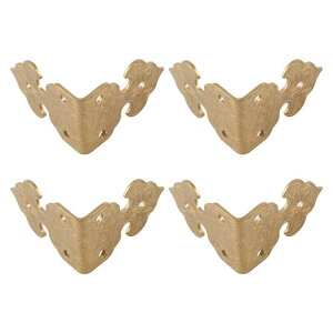 uxcell �{�b�N�X�R�[�i�[ �v���e�N�^�[���B���e�[�W�K�[�h�G�b�W�J�o�[ �u�b�N�f�X�N�W���G���[ �{�b�N�X�R�[�i�[�Ƌ�̑��� 4���� �u���X�g�[�� 1.02 "x 1.02" x 0.67 "4pcs