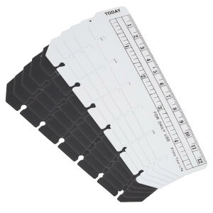 PATIKIL 13.4cm x 3.5cm ubN}[NK 20 XibvCK y[W}[J[ ubN}[Nc[ A7TCY 6 oC_[m[gp F NA