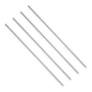 uxcell �`�^���ۖ_ 4�{�Z�b�g ���a7mm ����153 mm GR5 ���� �\���b�h TC4 �`�^���ۖ_ �͌^��s�@ �� �D DIY �N���t�g �������H�p [0.28 x 6]