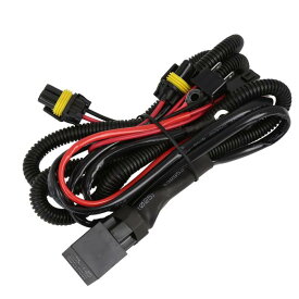 uxcell HID用 HIDリレー配線線束 電源延長線束 H1 H7汎用 35W/55W HID シングル ビーム キット DC12V 40A 148cm シングルビームキット 1セット