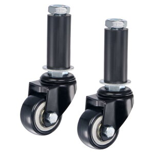 uxcell �X�C�x���G�L�X�p���h�X�e���L���X�^�[ �ω׏d88Lbs �L�b�`�������e�[�u���p ���a40 mm PVC 2�p�b�N