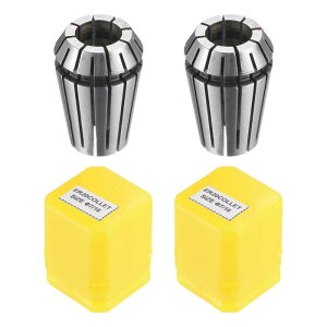 uxcell ER20�X�v�����O�R���b�g 11mm�`���b�N �ގ�40Cr�| ���x0.015mm CNC�����@���Ճt���C�X�՗p 2����