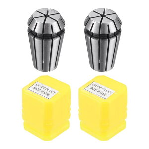 uxcell ER16�X�v�����O�R���b�g 1.5mm�`���b�N ���x0.015mm �ގ�40Cr�| CNC�����@���Ճt���C�X�՗p 2����