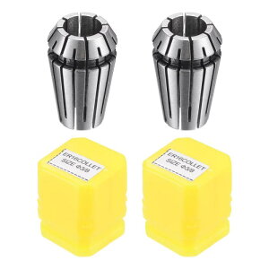 uxcell ER16�X�v�����O�R���b�g 9.5mm�`���b�N ���x0.015mm �ގ�40Cr�| CNC�����@���Ճt���C�X�՗p 2����