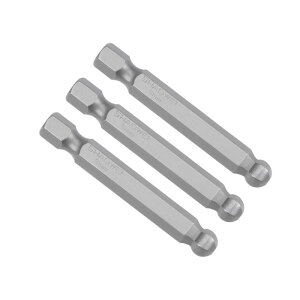 uxcell �Z�p�r�b�g�l�W�񂵃r�b�g �{�[���G���h�l�W�� �V�����N���a6mm �V�����N����5cm H6�w�b�h S2 HRC58 3��