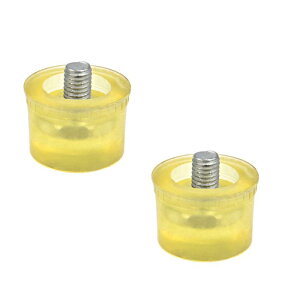 uxcell �}���b�g�n���}�[ �Փ˃w�b�h�`�b�v �S�� �v���X�`�b�N ���a30mm �C�G���[ 2������