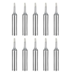 uxcell Soldering Iron Tips 4mm x 6.5mm Bevel Edge Replacement for Solder Tip 900M-T-1C 10pcs