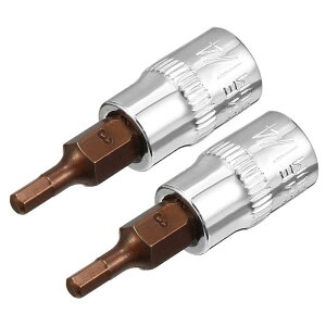 uxcell �Z�p�r�b�g�\�P�b�g S2�X�`�[���r�b�g CR-V�\�P�b�g ���Ƃ̂� 6.5 mm�h���C�u x H3(3 mm) 38 mm���� 2��