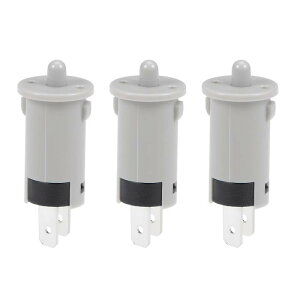 uxcell ①ɃhACgXCb` PS-KA5 NC AC 250V 1A 5mm O[ 3