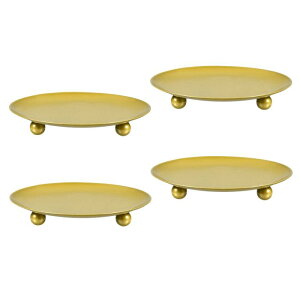 uxcell �L�����h���v���[�g�z���_�[ �S ���b�N�X�X�^���h�g���C���� �p�[�e�B�[ �X�p �K�[�f���p �S�[���h ���a110 mm 4��