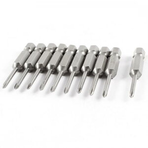 uxcell �h���C�o�[�r�b�g 6.3mm�Z�p�V�����N 2.5mm�r�b�gPH0�v���X�h���C�o�[�r�b�g 50mm 10����