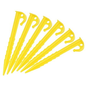 uxcell �e���g�X�e�[�N�X ���E���h�y�O������G�b�W ���O�r�[�`�L�����v�L���m�s�[�^�[�v�p �t�b�N�t�� 14 cm �v���X�`�b�N �C�G���[�p�b�N 10����