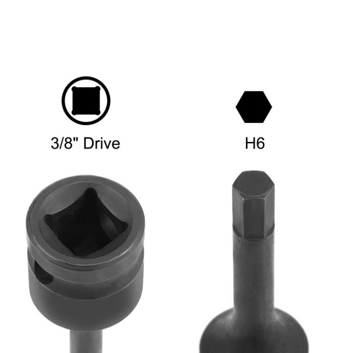 楽天市場】uxcell インパクト六角ビットソケット Cr-Mo鋼 メトリック 