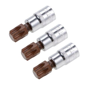 uxcell �g���N�X�r�b�g�\�P�b�g S2�X�`�[���r�b�g CR-V�\�P�b�g ���Ƃ̂� 38 mm���� 9.5 mm�h���C�u x T60 3��