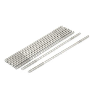 uxcell �_�u���G���h�X���b�h�X�^�b�h �˂��{���g 304�X�e�����X�| M3x110 mm 10��