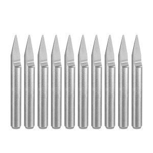 uxcell ؍ޒrbg CNC[^[c[ d\bh AN PVC MDF PCB ؒp 30x 0.5 mm`bv 3.175 mmVN 10