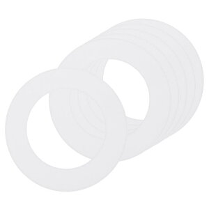 uxcell 6���� 3�C���`�_�E�����C�g�p�O�[�t�����O ���a3.2�C���`/�O�a4.9�C���` �X�`�[�����t���b�g�O�[�t�g���������O �L�������C�g�J�o�[�v���[�g �V�[�����O�E�ǌ��p�����t���b�V���}�E