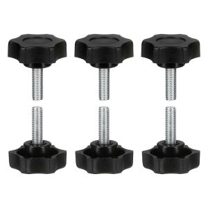 uxcell 6�Z�b�g �X�^�[�i�u�n���h�� M6×20mm (�s�b�`1mm) �Y�˂� ���[�g���Y�f�| ����߃N�����v�X�N�����[ �˂����݃X�^�b�h�m�u�{���g �؍H����p ��