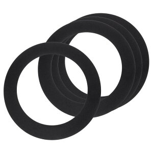 uxcell 6�C���`�_�E�����C�g�p�S�[�t�����O4�Z�b�g ���a6.3�C���`/�O�a8.7�C���` �X�`�[�����t���b�g�S�[�t�g���������O �L�������C�g�J�o�[�v���[�g �V�[�����O�E�ǌ��p�����t���b�V���}