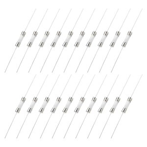 uxcell 20���� 250V 10A ���f�q���[�Y 5×20mm �~�j�A�L�V�A�����[�h�Z���~�b�N�q���[�Y �Ղ�̃C���~�l�[�V���� LED�f�R���[�V���� �d�q�@��p