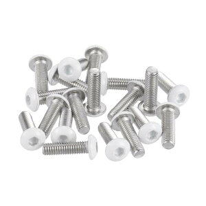 uxcell 20�� M3-0.5×10mm �{�^���w�b�h�Z�p���t�����˂� 304�X�e�����X�| �S�˂� ����d�グ �Ƌ�p�@�B�˂� �Ɠd�p �z���C�g