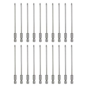 uxcell 20���� #1 �N���X�h���C�o�[�r�b�g PH1 1/4�C���`�Z�p�V�����N 4.3�C���`(110mm)���� ���CS2�| �H�Ɨp�O���[�h �X�N�����[�h���C�o�[�r�b�g �\���� �d���h�����r�b�g 0.12�C���`(3 mm)���b�h