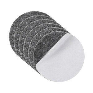 uxcell 6���Z�b�g �����v�x�[�X�p�t�F���g�p�b�h ���a2�C���`(��50mm) ����2mm �S���� �ی^ �\�t�g�t�F���g �Ƌ�p����~�߃p�b�h �Ǐ��� �e�[�u�������v DIY�N���t�g�p �O���[