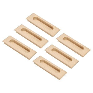 uxcell 6�Z�b�g �ؐ������^�n���h�� 120x40x15mm (4.72x1.57x0.59) ���ߍ��݃f�U�C�� �����`�X���C�h�h�A�v�� �����˗p�n���h�� ���[�h���[�u �����o���p