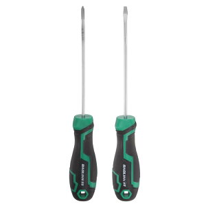 uxcell 2�{�g PH0+SL3 �h���C�o�[�Z�b�g �S��180mm S2�| ���t �v���X/�}�C�i�X �h���C�o�[ �l�ԍH�w�Ɋ�Â������ݐ݌v DIY�C���p