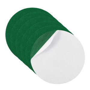 uxcell 6���Z�b�g �����v�x�[�X�t�F���g ���a8�C���`(��20cm) ����2mm �S�����ی^�\�t�g�t�F���g �Ƌ�p����~�߃p�b�h �Ǐ����E�e�[�u�������vDIY�N���t�g�p �ΐF