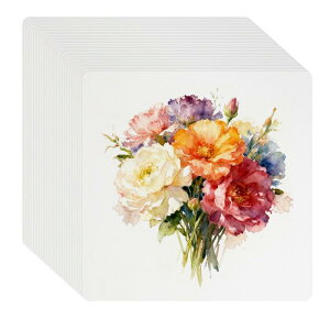 uxcell 52�� ���ʎ� 6×6�C���`�i15×15cm�j140�|���h/300G S M �A�[�e�B�X�g�p��p�� �R�[���h�v���X �X�P�b�`�u�b�N�E�W���[�i���p �ۊp �z���C�g