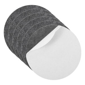 uxcell 6���Z�b�g �����v�x�[�X�t�F���g ���a10�C���` ����2mm �S���� �ی^ �\�t�g�t�F���g �Ƌ�p�p�b�h ����~�� ���h�~ ���[�f�B���O���C�g �e�[�u�������v DIY�N���t�g�p �O���[