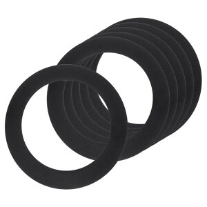 uxcell 6���� 4�C���`�_�E�����C�g�p�S�[�t�����O ���a4.3�C���` �O�a6.8�C���` �X�`�[�����t���b�g�S�[�t�g���������O �L�������C�g�J�o�[�v���[�g �V�[�����O�ǌ��p���� �������
