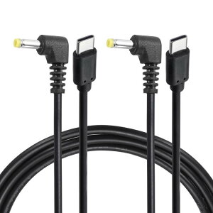 uxcell USB C ���� DC �d���P�[�u�� 12V 3A 36W 4.0x1.7mm 2m USB C ���� DC �o�P�b�g PD �g���K�[�v���O Ty pe-C �d���R�[�h �}���[�d�P�[�u�� �m�[�g�p�\�R�� ���j�^�[ �h�ƃJ�����p 2�{�p�b�N