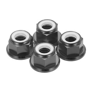 uxcell 4�Z�b�g M8 �s�b�`1.25mm �A���~�������b�N�i�b�g �t�����W�t�Z�p�i�b�g �i�C�������b�N �Z���[�e�B�b�h RC�h���[�� �N�A�b�h�R�v�^�[ ���[�^�[�v���b�v�A�_�v�^�[ FPV�p�[�c�p�t�@�X�i