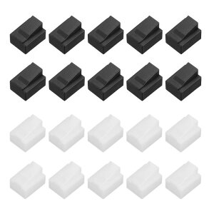 uxcell RJ45 �_�X�g�L���b�v �J�o�[ RJ45 �h�o�v���O PE �C�[�T�l�b�g�ی�J�o�[ ���f�B�A�R���o�[�^�[ ���[�^�[ ���f�� �m�[�g�p�\�R�� �l�b�g���[�N�p�l���p 20����i�N���A ���j