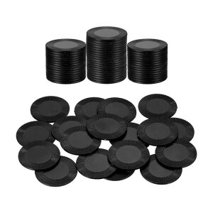 uxcell 64������v���X�`�b�N�|�[�J�[�`�b�v�i1.5�C���`/38mm�j�~�j�r���S�`�b�v �v���f�B�X�N �s�����Q�[���g�[�N�� ���w�w�K�E�Q�[���p �� �͗l����
