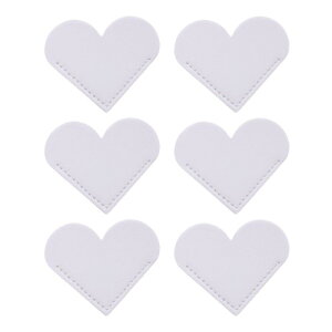 uxcell 6�Z�b�g �n�[�g�^�v������ �R�[�i�[������ �y�[�W�N���b�v ���킢���u�b�N�}�[�N �j������ �搶 �Ǐ��� ���M�ƌ��� (�z���C�g)