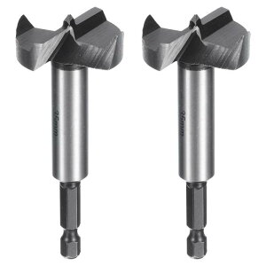 uxcell �t�H�X�i�[�h�����r�b�g 2�Z�b�g 1-3/8�C���`(35mm) �Y�f�| �V���O���g�D�[�X �t���b�g�E�B���O �؍H�p�h�����r�b�g �q���W�J�b�^�[ 1/4�C���`�Z�p�V�����N �d��/���/���p