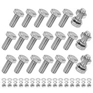 M METERXITY M8x18mm 六角ボルト＆ナットセット（平ワッシャー・ロックワッシャー付き）20セット ステン…