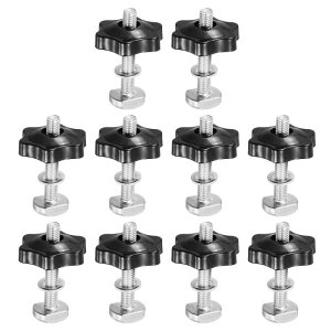 PATIKIL t���[���{���g�m�u�L�b�g 10�Z�b�gM6 x 40mm x 32mm�˂��t���{���g ���b�V���[��6���m�u�i�b�g�t��t���[���A�N�Z�T���[ �؍H�W�O�ƌŒ��p �V���o�[��