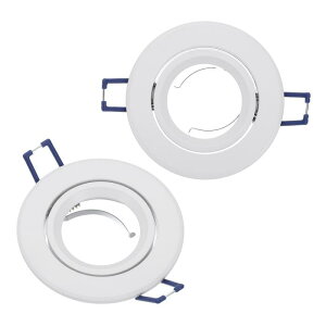 PATIKIL LED�_�E�����C�g���[���AMR16 GU10�d���p2�Z�b�g �������C�g�z���_�[ �ی^�ʐ^���� �V�[�����O�X�|�b�g���C�g��t�ʐ^���āA�z���C�g�A���~����